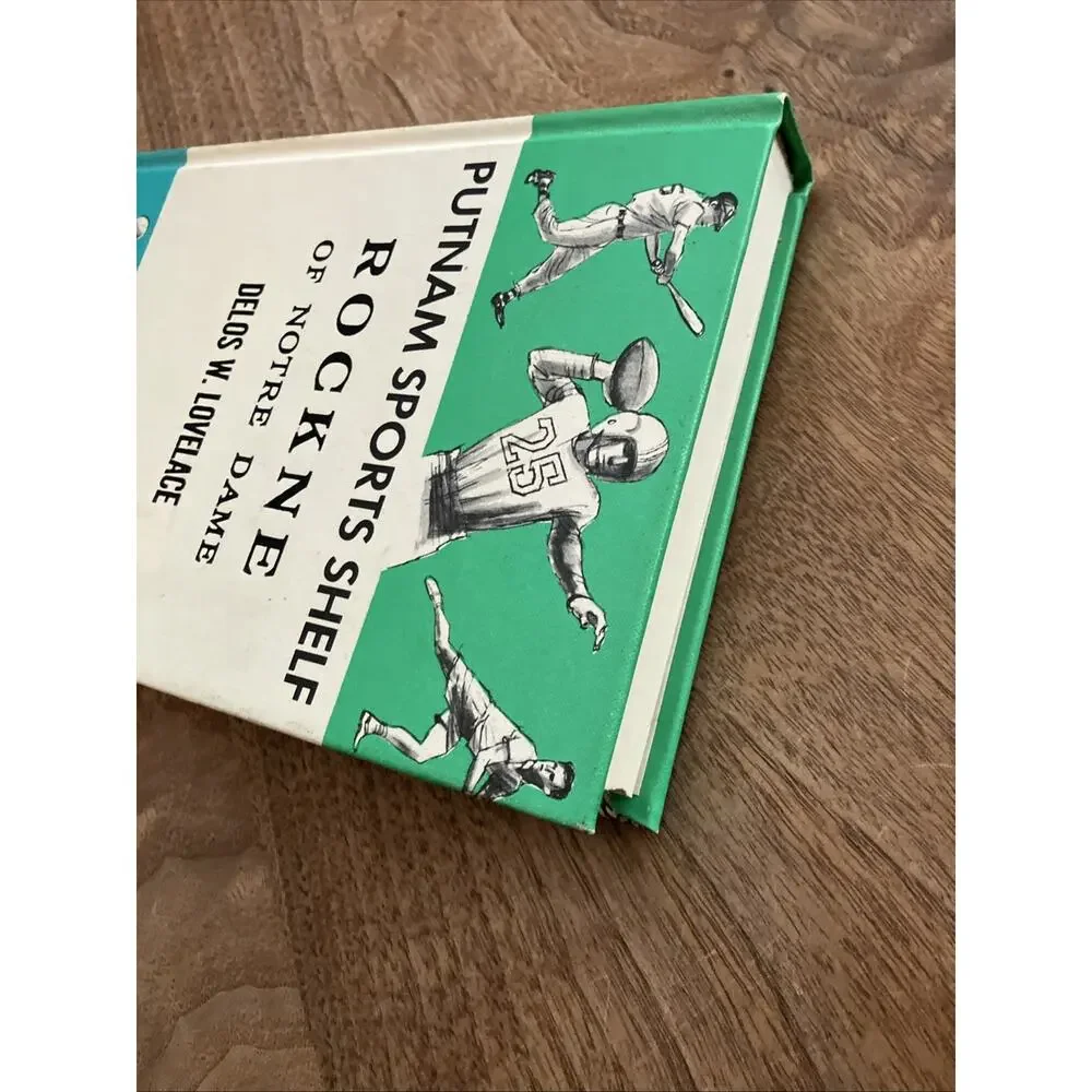Putnam Sports Shelf Rockne of Notre Dame‎ by Delos Lovelace 1931 HC Vintage